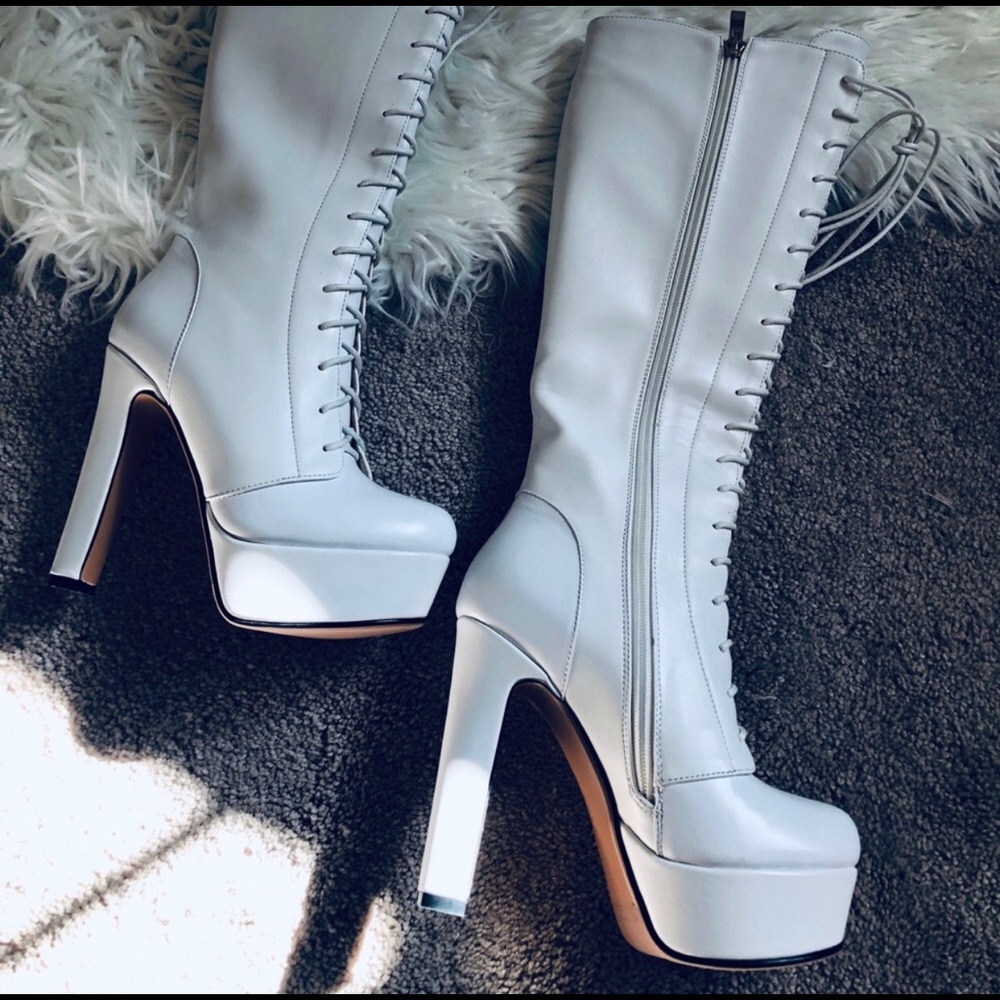 White boots